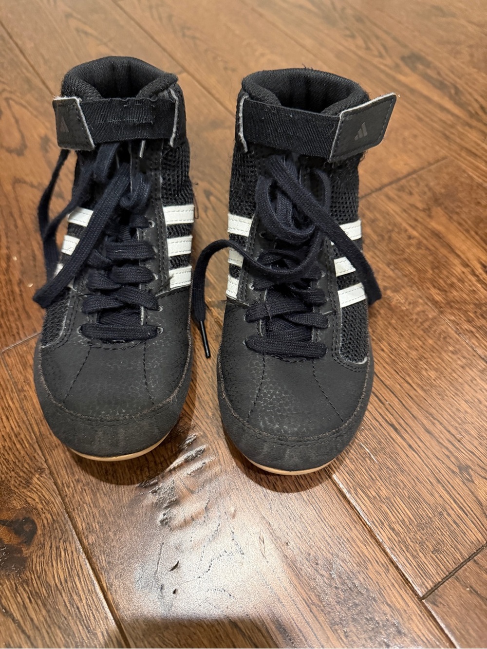 Boys Adidas wrestling shoes